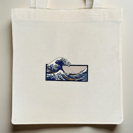 La Gran Ola — Tote bag bordado