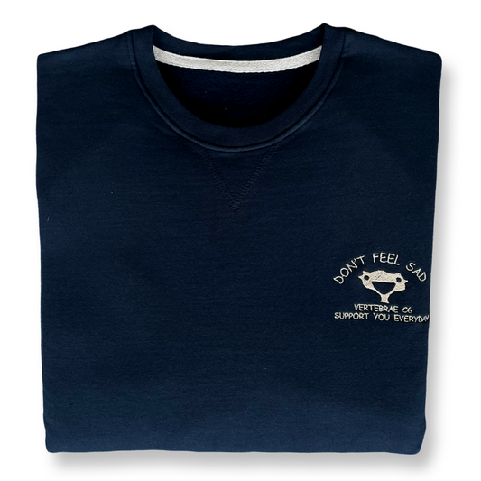 Sudadera bordada “Don’t Feel Sad” | Hilo Negro