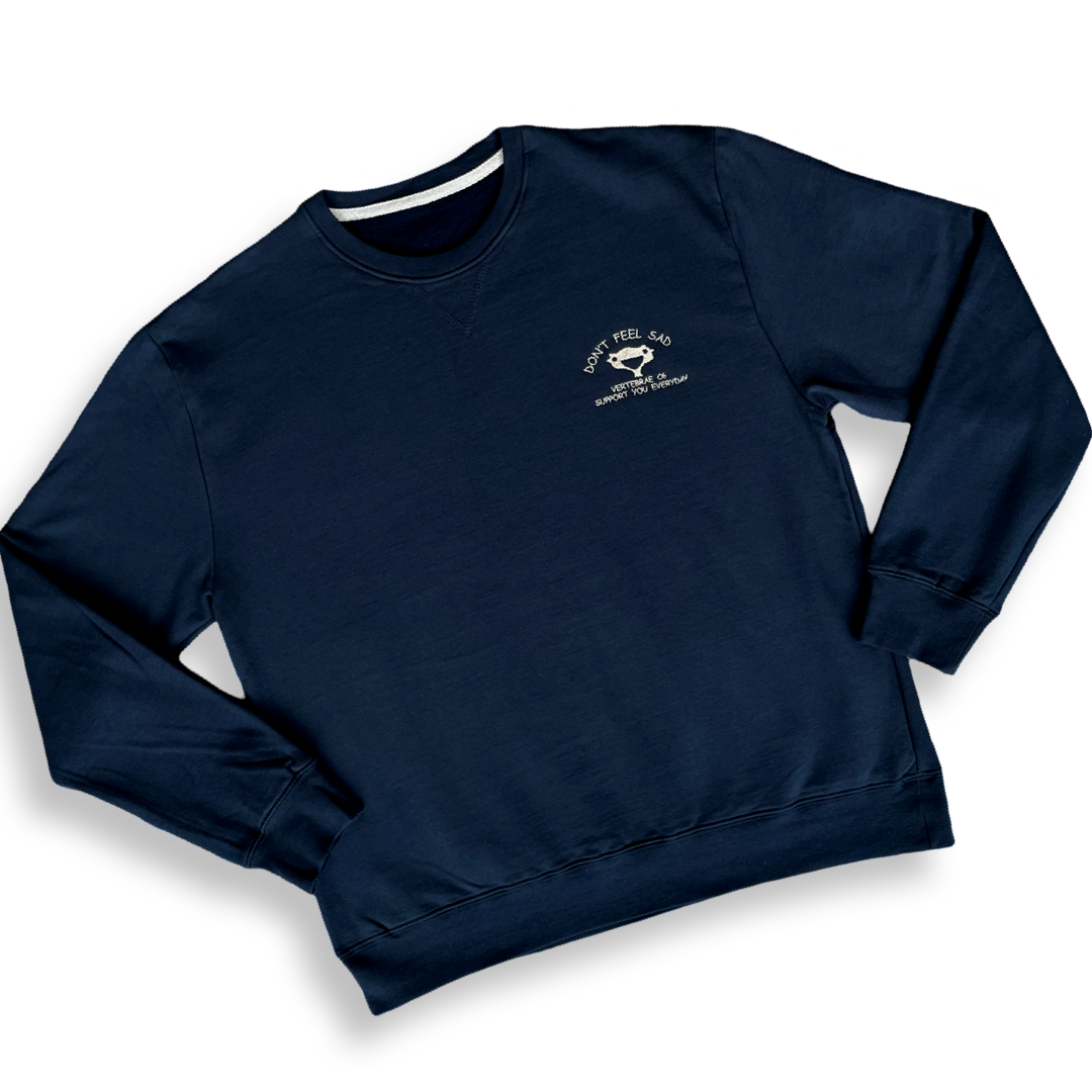 Sudadera bordada “Don’t Feel Sad” | Hilo Negro