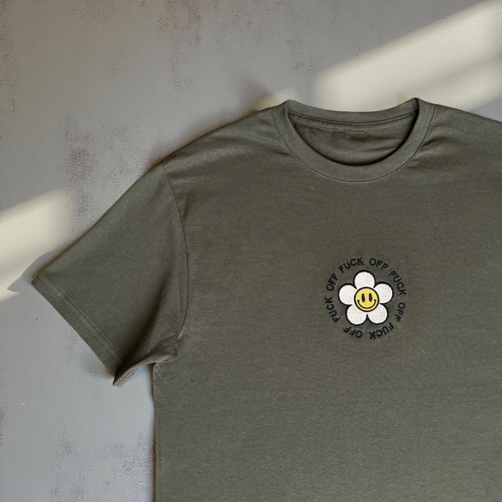 T-shirt Fuck Off Flower