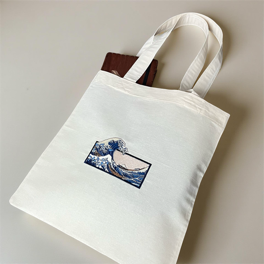 La Gran Ola — Tote bag bordado