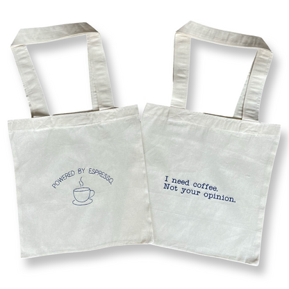 Pack 2 Tote Bags "Espresso-tote" | Hilo Negro