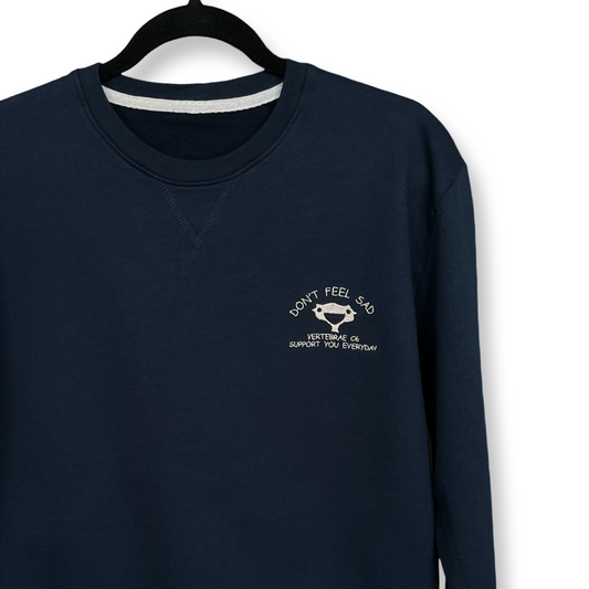 Sudadera bordada “Don’t Feel Sad” | Hilo Negro