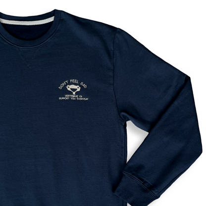 Sudadera bordada “Don’t Feel Sad” | Hilo Negro