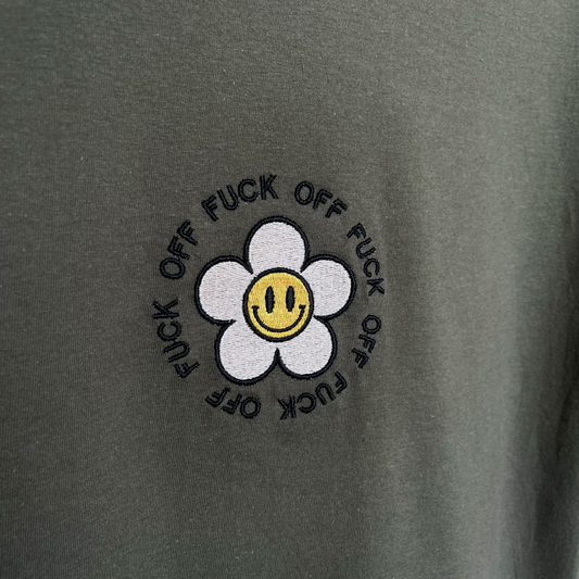 T-shirt Fuck Off Flower
