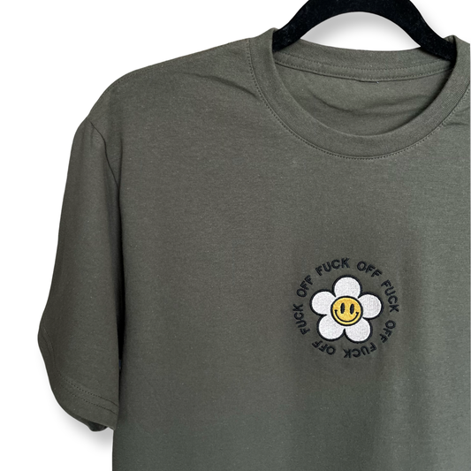 T-shirt Fuck Off Flower